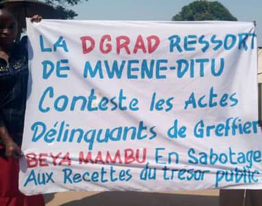 Lomami Manifestation Des Agents De La Dgrad Contre L Assignation Au